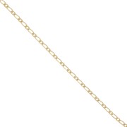 Alternating figaro chain (1x1) 2.8 mm - Gold filled x20cm|raw }}