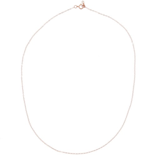1.25mm cable mesh choker - Rose Gold filled x46cm
