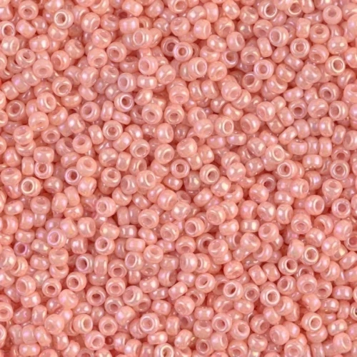 Miyuki 11/0 Seed beads 596-1 - Opaque Tea Rose Luster x8g