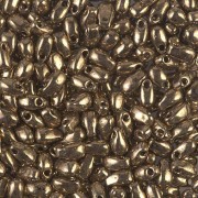 3x5.5mm Long Drop Miyuki LDP-457 - Metallic Dark Bronze x10g|raw }}