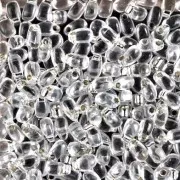 3x5.5mm Long Drop Miyuki LDP-001- Silver lined Crystal x10g