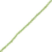 Round faceted beads 2 mm gemstone - Peridot x39cm
