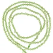 Round faceted beads 2 mm gemstone - Peridot x39cm