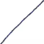 1.2mm Cylindrical gemstone beads - Lapis lazuli x43cm