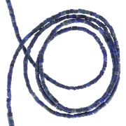 1.2mm Cylindrical gemstone beads - Lapis lazuli x43cm