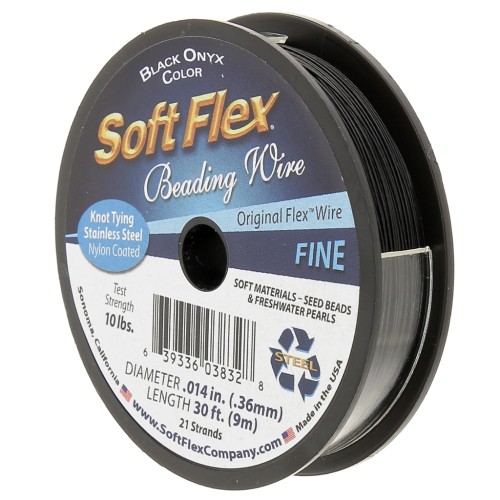 0.36mm 21 strands wire - Soft Flex Fine - Black x9m