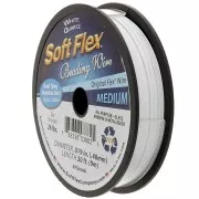 0.48mm 49 strands wire - Soft Flex Medium - White x9m