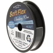 0.61mm 49 strands wire - Soft Flex Heavy - Black x9m