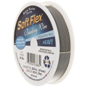 0.61mm 49 strands wire - Soft Flex Heavy - Satin silver x9m|raw }}
