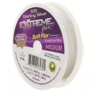 0.48mm 19 strand wire - Soft Flex Extreme Medium - Silver plated 925 x9m