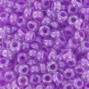 Preciosa Seed Beads 11/0 2 mm - Purple Crystal with Pearlescent Interior x 20 g
