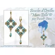 5x10mm Arcos® by Puca® - Frost Royal Blue AB x10g