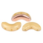 5x10mm Arcos® by Puca® - Frost Camel Capri Gold x10g