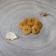 15mm vegetable Ivory Button - Atelier Brunette - Palm - Ochre x1|raw }}