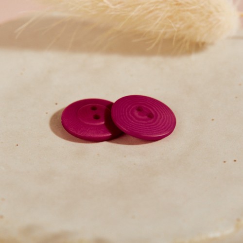 15mm Sewing button in vegetable ivory - Atelier Brunette - Palm - Dahlia x1