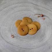 20mm Sewing button in vegetable ivory - Atelier Brunette - Palm - Ochre x1|raw }}