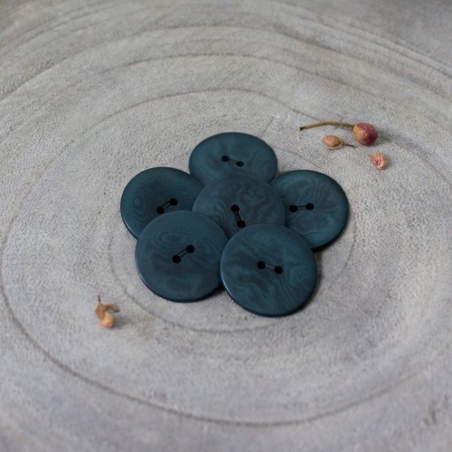 20mm Sewing button in vegetable ivory - Atelier Brunette - Palm - Forest x1