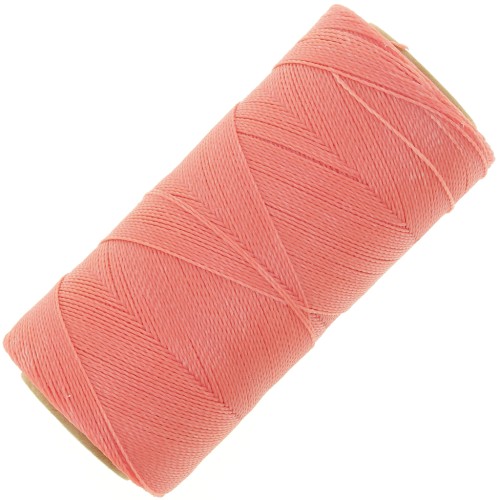 0.5mm Linhasita waxed thread spool for micro macramé - Corail (640) x335m
