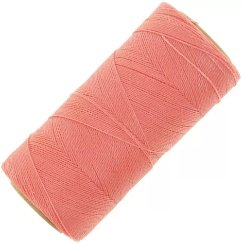 0.5mm Linhasita waxed thread spool for micro macramé - Corail (640) x335m