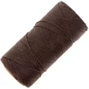 1mm Linhasita waxed thread spool for micro macramé - Cacao (667) x168m