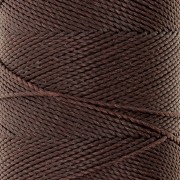 1mm Linhasita waxed thread spool for micro macramé - Cacao (667) x168m