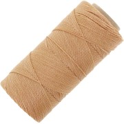1mm Linhasita waxed thread spool for micro macramé - Miel (314) x168m|raw }}