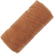 1mm Linhasita waxed thread spool for micro macramé - Ambre (388) x168m