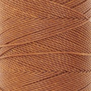 1mm Linhasita waxed thread spool for micro macramé - Ambre (388) x168m