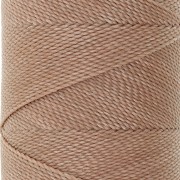 1mm Linhasita waxed thread spool for micro macramé - Cappuccino (65) x168m