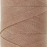 1mm Linhasita waxed thread spool for micro macramé - Cappuccino (65) x168m