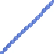 Pear beads in faceted glass 4x4mm - Royal Blue x43cm