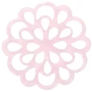 23mm Acetate Flower Spacer - Pink Pearl x1
