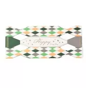 13x6.5x5.5cm Candy box for jewellery - White - Green x1