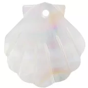 Shell pendant 25x23 mm in mother-of-pearl - Natural x2