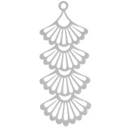 41x17mm Stainless steel 304 Multi-fan pendant x1|raw }}