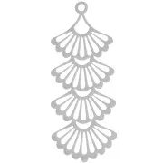 41x17mm Stainless steel 304 Multi-fan pendant x1