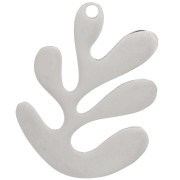 25x20mm Stainless steel 304 Coral pendant x1