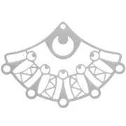 26x37mm Stainless steel 304 Fan chandelier pendant x1