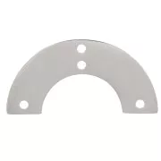 12x25mm Stainless steel 304 4-hole Bridge-shaped spacer x1