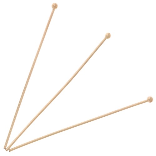 37x0.6mm Head pin with 0,5mm ball - Gold-filled x10