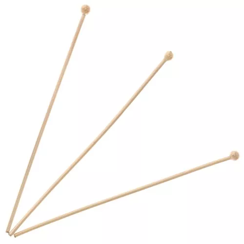 37x0.6mm Head pin with 0,5mm ball - Gold-filled x10
