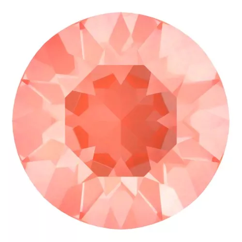 8mm PureCrystal 1088 Round Stone - Crystal Orange Ignite x1