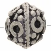 Silver Round aplatie 7x6 mm x1