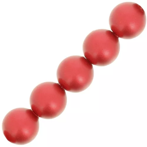10mm PureCrystal 5810 Pearls - Iridescent Rouge Pearl x5