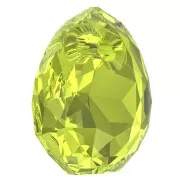 9mm PureCrystal 6436 Majestic Pendant - Citrus Green x1
