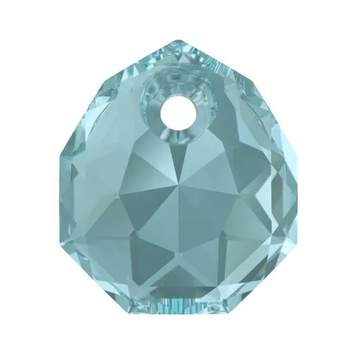 9mm PureCrystal 6436 Majestic Pendant - Aquamarine x1