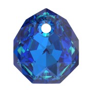 9mm PureCrystal 6436 Majestic Pendant - Crystal Bermuda Blue x1