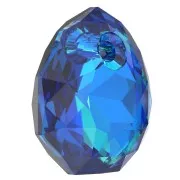 9mm PureCrystal 6436 Majestic Pendant - Crystal Bermuda Blue x1
