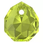 11.5mm PureCrystal 6436 Majestic Pendant - Citrus Green x1