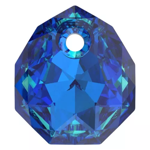 11.5mm PureCrystal 6436 Majestic Pendant - Crystal Bermuda Blue x1